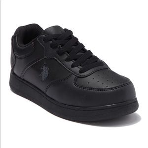 U.S POLO ASSN. black sneaker shoes size 13M Jayson